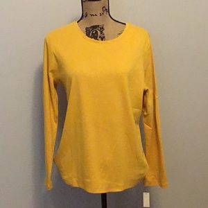 NEVER BEEN WORN—Long Sleeve Mustard Shirt